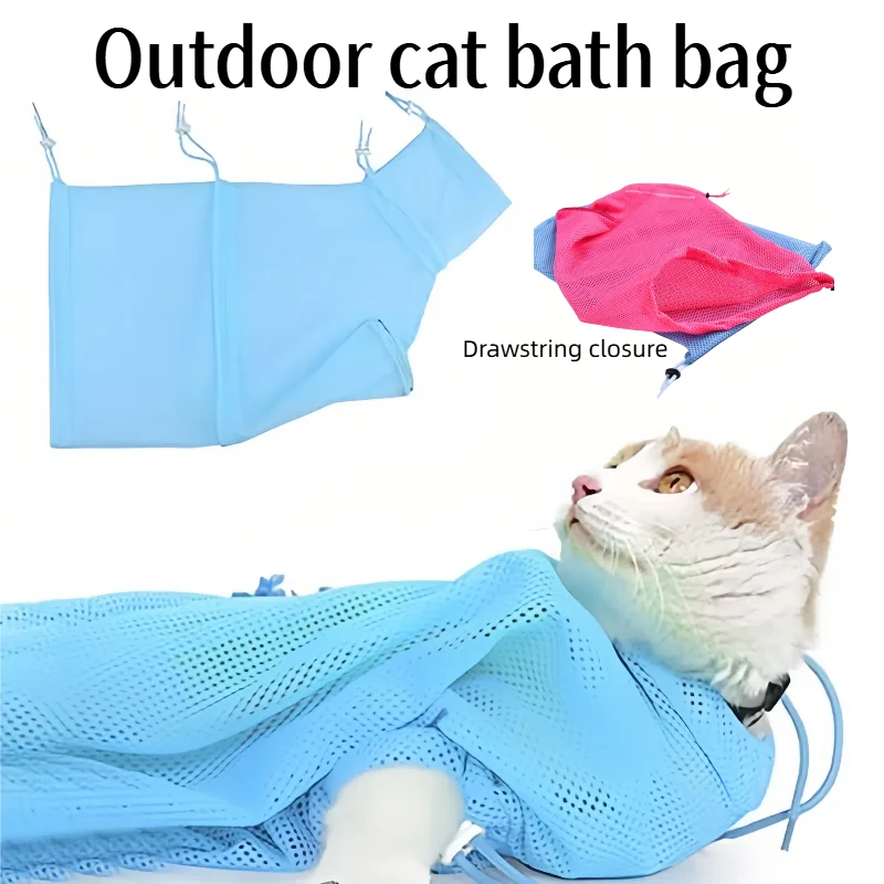 Outdoor Camping Pet Bathing Mesh Pouch - Cat Grooming Anti-Scratch Bag for Washing/Nail Trimming/Injecting Portable & Secure
Outdoor Camping Pet Bathing Mesh Pouch - Cat Grooming Anti-Scratch Bag for Washing/Nail Trimming/Injecting Portable & Secure