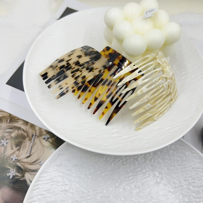 4 шт., ацетатные расчески для волос, 8 зубцов, декоративные французские зажимы для женщин и девочек, безопасная укладка,
4 шт., ацетатные расчески для волос, 8 зубцов, декоративные французские зажимы для женщин и девочек, безопасная укладка,