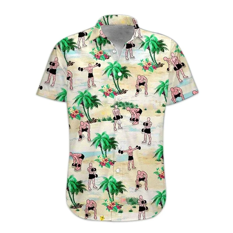 Funny Hawaiian Shirt Men Personality Summer Lapel Button Short Sleeve Shirts Top Street Fashion Oversized Blouse Male Clothing
Funny Hawaiian Shirt Men Personality Summer Lapel Button Short Sleeve Shirts Top Street Fashion Oversized Blouse Male Clothing