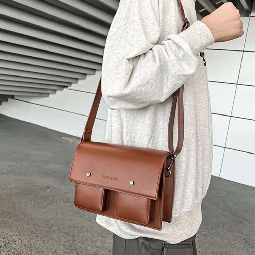 Simple Retro Men Messenger Bag Large Capacity Harajuku Style Crossbody Sling Bag Japanese Casual Single Shoulder Bag Students
Simple Retro Men Messenger Bag Large Capacity Harajuku Style Crossbody Sling Bag Japanese Casual Single Shoulder Bag Students