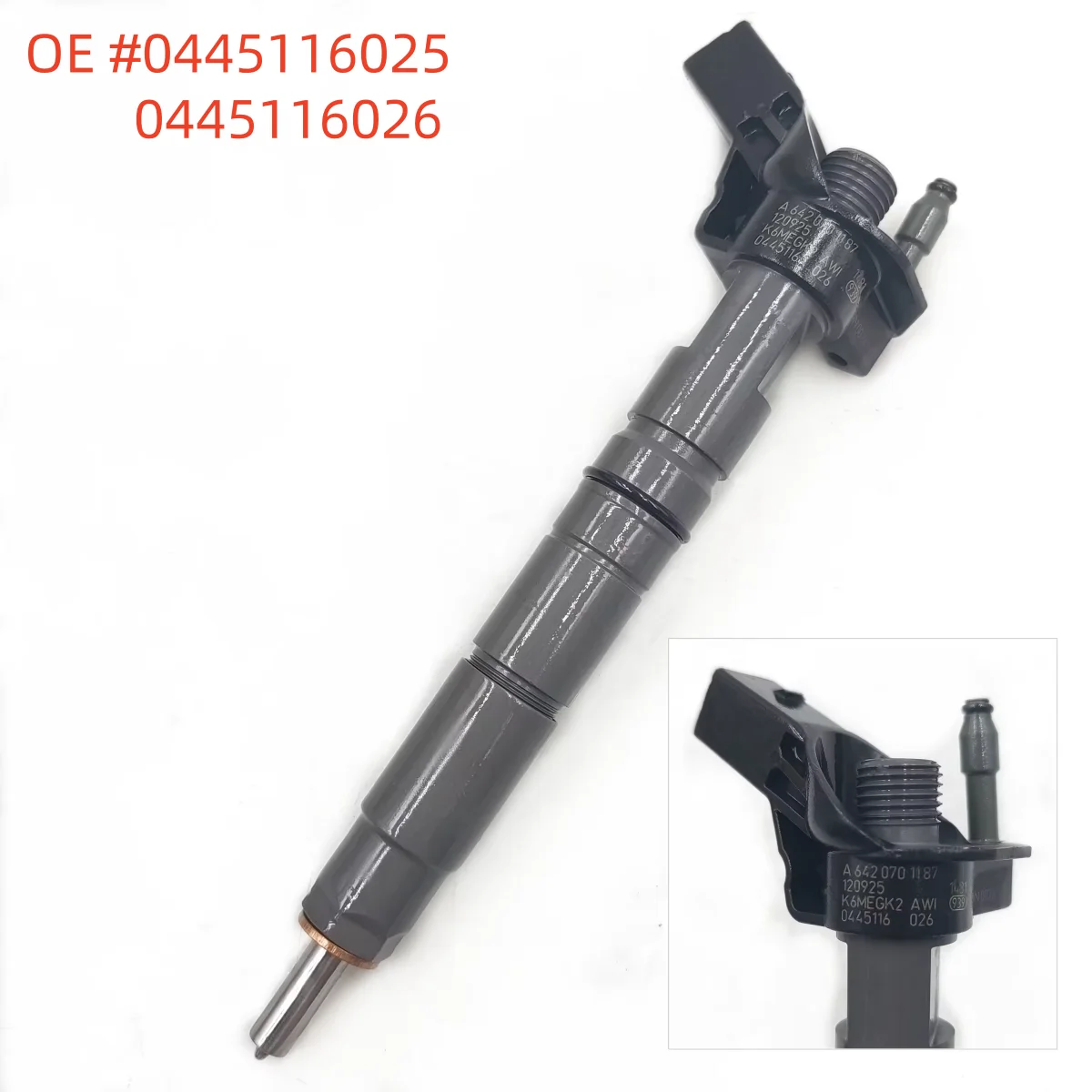 High quality New 0445116025 0445116026 Fuel Injector for Mercedes C350 CLS350 E300 E350 GL320 GL350 GLK350 Engine
High quality New 0445116025 0445116026 Fuel Injector for Mercedes C350 CLS350 E300 E350 GL320 GL350 GLK350 Engine