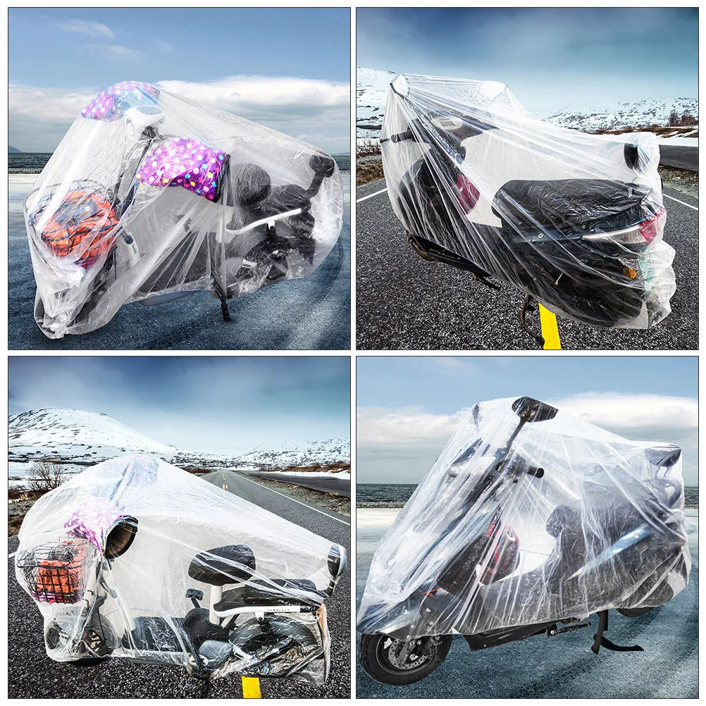 2Pcs Waterproof Motorcycle Protective Cover Disposable Bike Protective Cover Outdoor Portable Lightweight Pe Rain Dust Frost
2Pcs Waterproof Motorcycle Protective Cover Disposable Bike Protective Cover Outdoor Portable Lightweight Pe Rain Dust Frost
