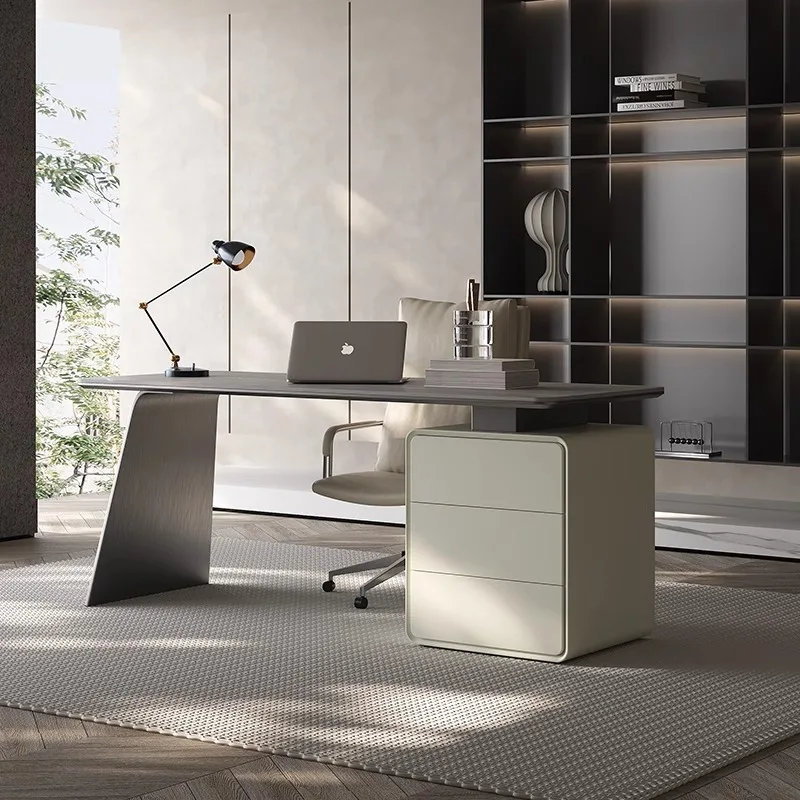 Light luxury slate desk, Italian minimalist home computer desk, high-end writing desk, post-modern high-end study desk
Light luxury slate desk, Italian minimalist home computer desk, high-end writing desk, post-modern high-end study desk