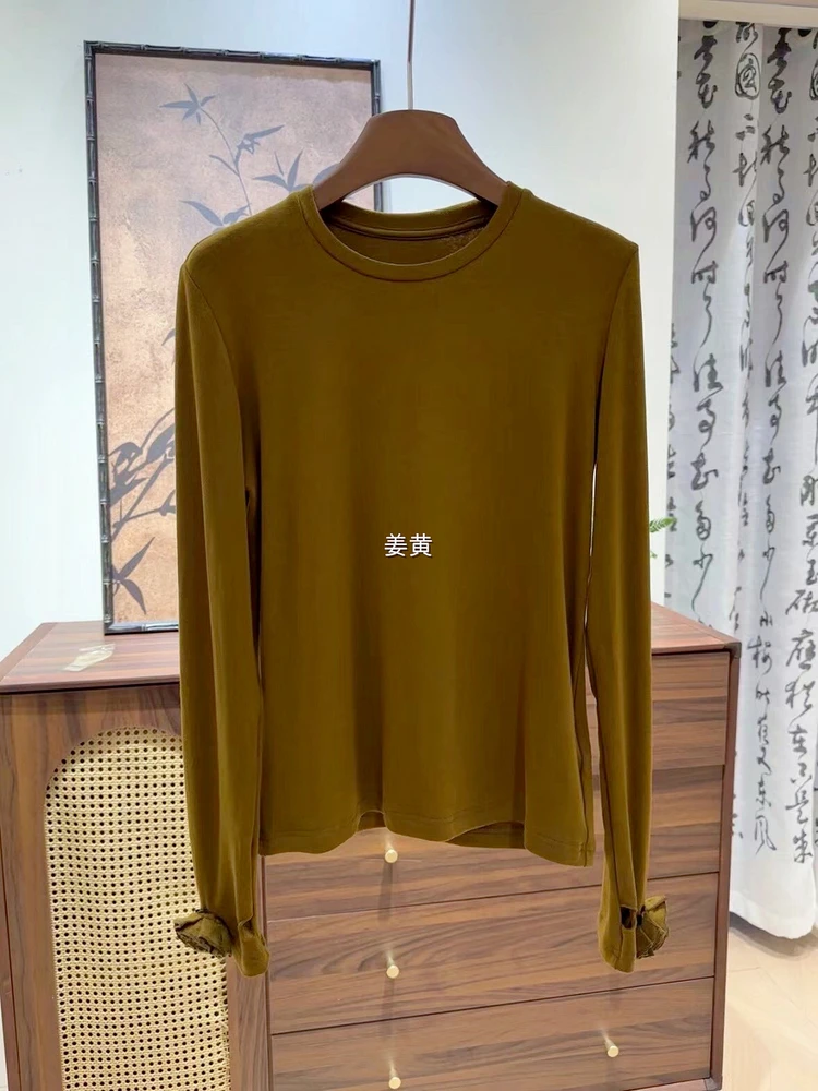 Soft Cozy Long Sve Knitted Slim Fit round Ne T-irt Base Layer irt Versatile Multicolor Autumn Winter New Arrival
Soft Cozy Long Sve Knitted Slim Fit round Ne T-irt Base Layer irt Versatile Multicolor Autumn Winter New Arrival