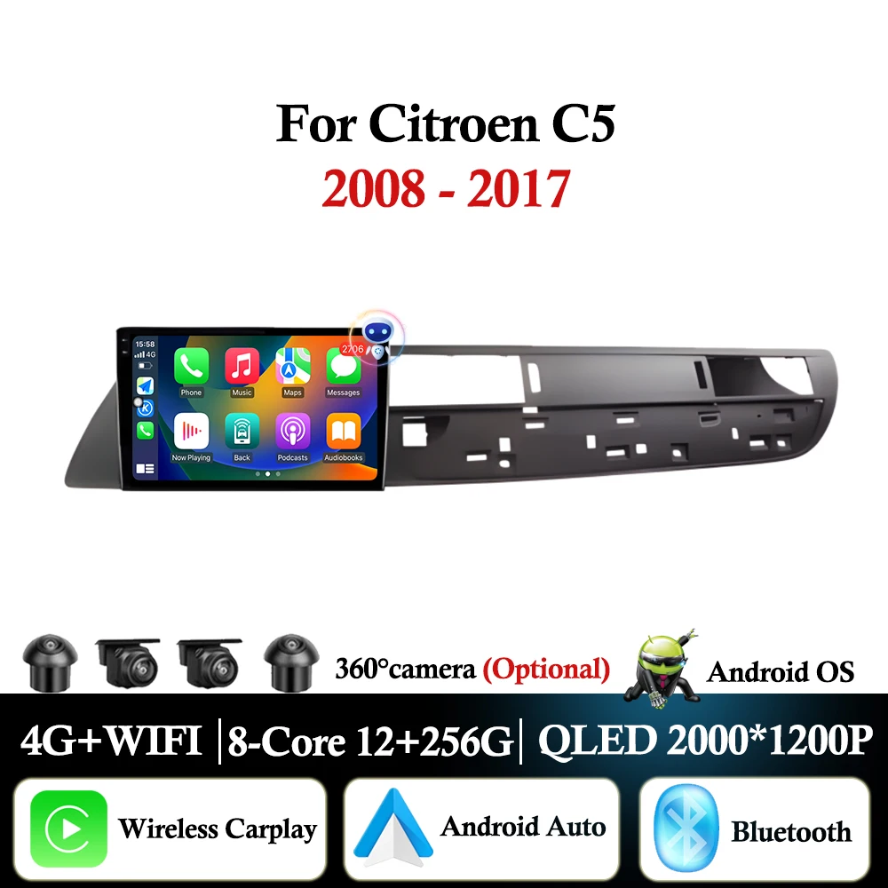 Android Auto Carplay For Citroen C5 2008 2009 2010 - 2017 Car Radio Multimedia Player Autoradio DSP Stereo GPS Navigation
Android Auto Carplay For Citroen C5 2008 2009 2010 - 2017 Car Radio Multimedia Player Autoradio DSP Stereo GPS Navigation