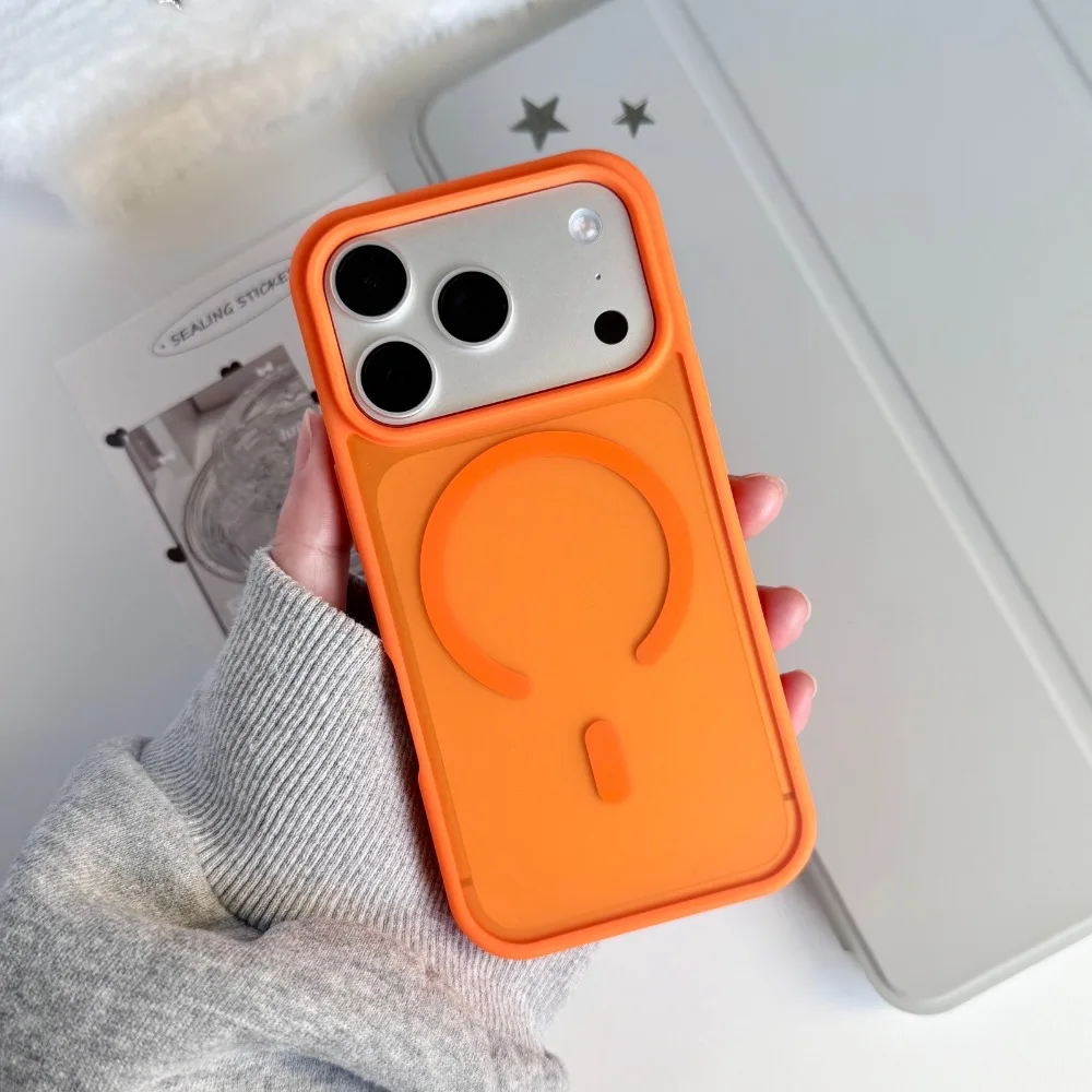 For iPhone 17 Pro Max Case Minimal Tangerine Cover Full Lens Guard Skin-friendly Matte Magnetic
For iPhone 17 Pro Max Case Minimal Tangerine Cover Full Lens Guard Skin-friendly Matte Magnetic
