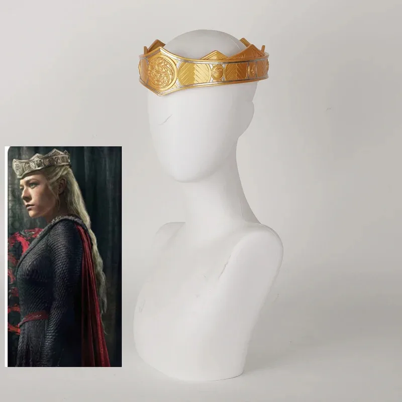 Movie Rhaenyra Targaryen Cosplay Headwear Golden Crowns Movie Dragon Family Role Play Accessories Halloween Carnival Party Props
Movie Rhaenyra Targaryen Cosplay Headwear Golden Crowns Movie Dragon Family Role Play Accessories Halloween Carnival Party Props