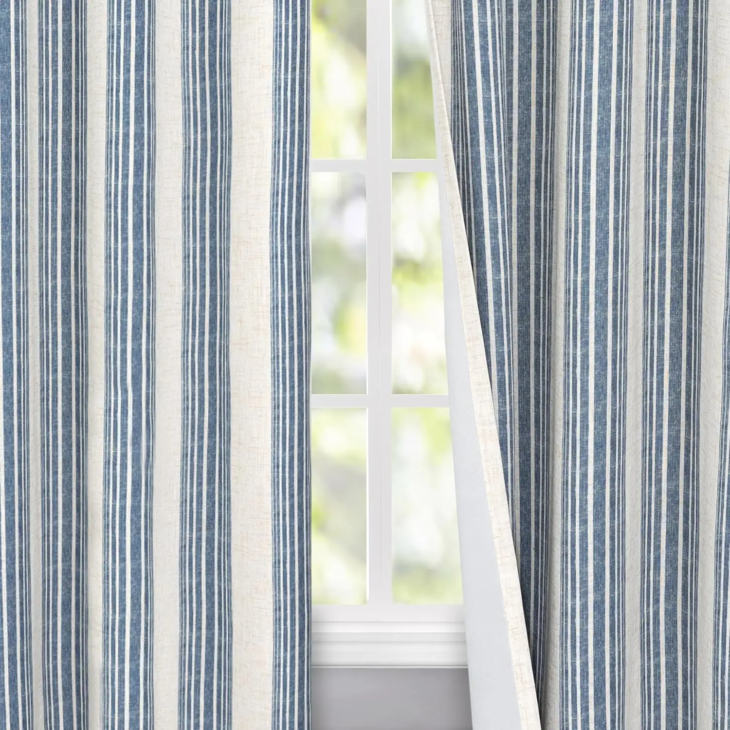 Linen Blackout Curtains with Thermal and Sound Reducing Layer 96 Inches for Bedroom Striped Drapes
Linen Blackout Curtains with Thermal and Sound Reducing Layer 96 Inches for Bedroom Striped Drapes
