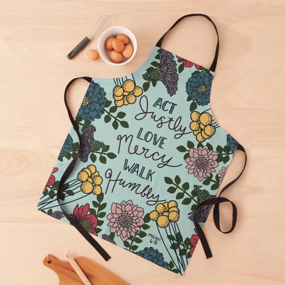 Micah 6:8 Floral Apron kitchen utensil painters Women's Dresses Things For The Kitchen Apron
Micah 6:8 Floral Apron kitchen utensil painters Women's Dresses Things For The Kitchen Apron