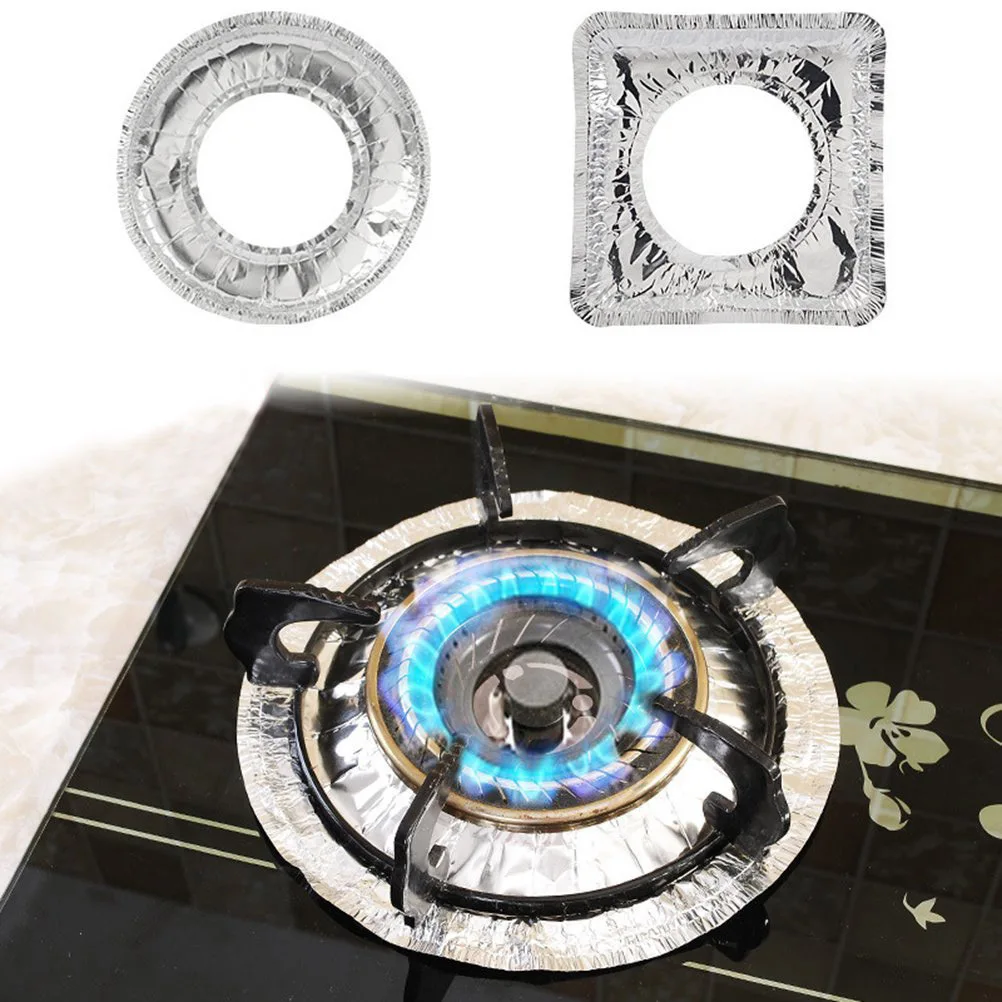 10Pcs Heat Resistant Aluminum Foil Stove Burner Covers Oil Proof Gas Stove Liners Reusable Gas Oven Top Protection Pads
10Pcs Heat Resistant Aluminum Foil Stove Burner Covers Oil Proof Gas Stove Liners Reusable Gas Oven Top Protection Pads