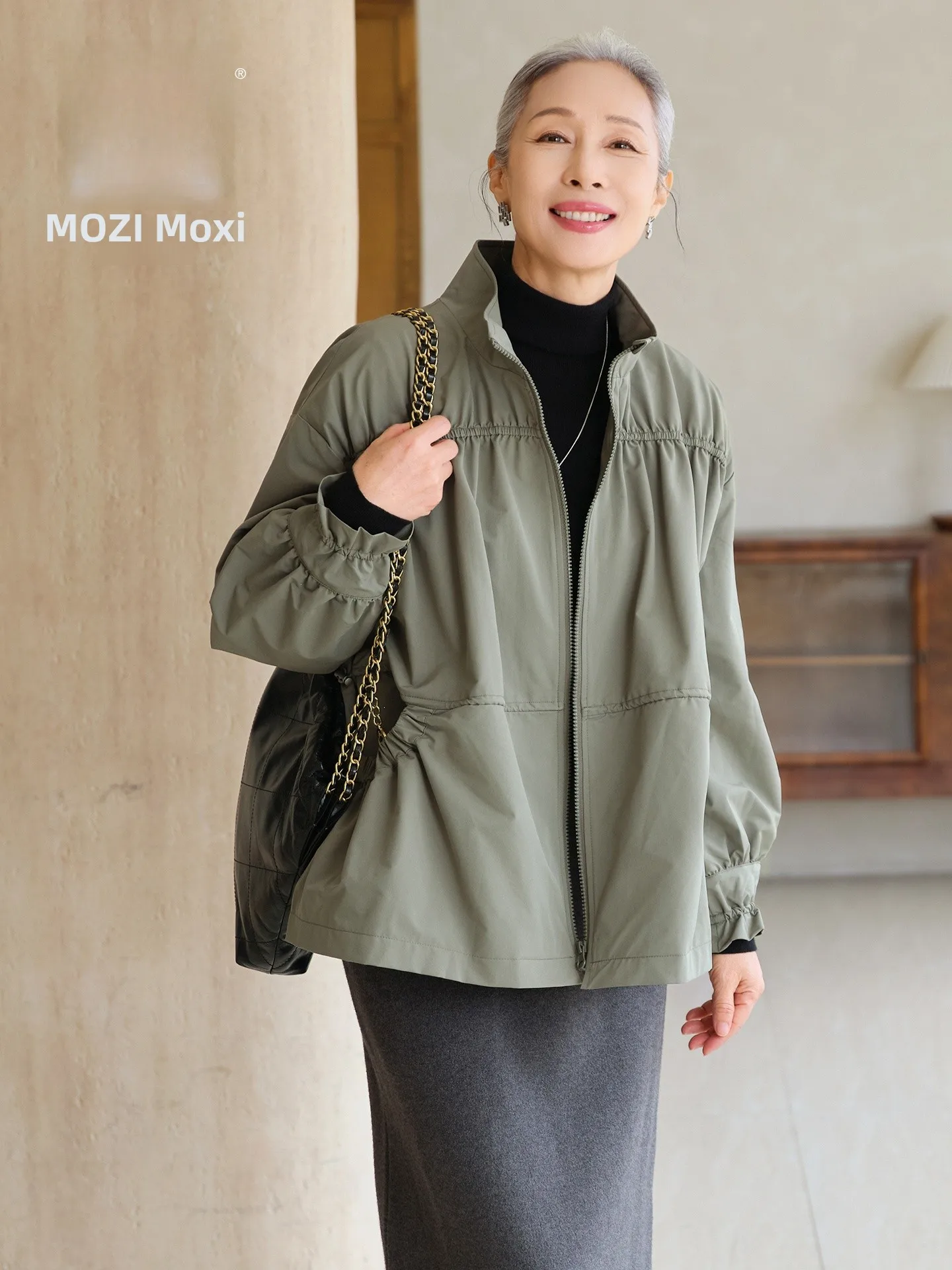 Muzhi Mom Spring Clothes Casual Loose Stylish Outerwear for Middle-Aged And Elderly Women Polyester Fiber Standard Fit Windbr...
Muzhi Mom Spring Clothes Casual Loose Stylish Outerwear for Middle-Aged And Elderly Women Polyester Fiber Standard Fit Windbr...