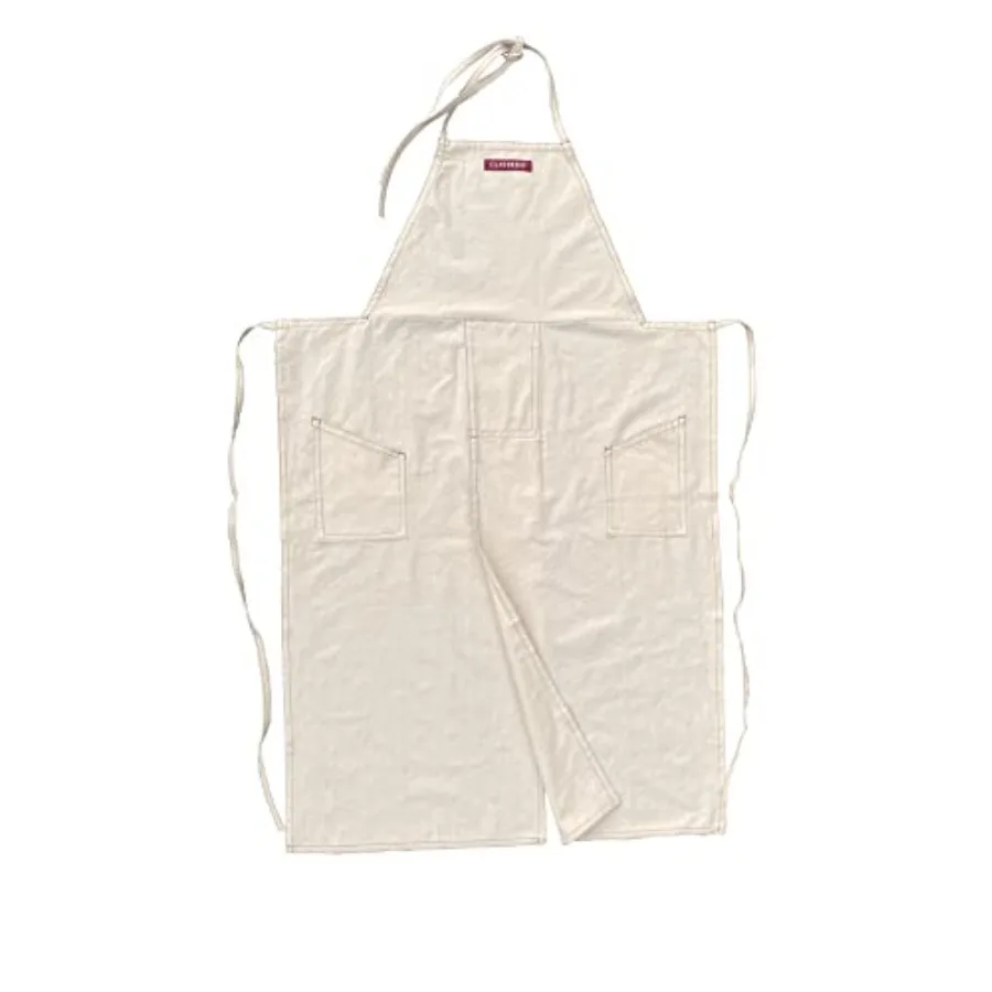 the original split overlapped apron for ceramics, arts, and chefs, SHORTER VERSION - 43.5 Inch long
the original split overlapped apron for ceramics, arts, and chefs, SHORTER VERSION - 43.5 Inch long