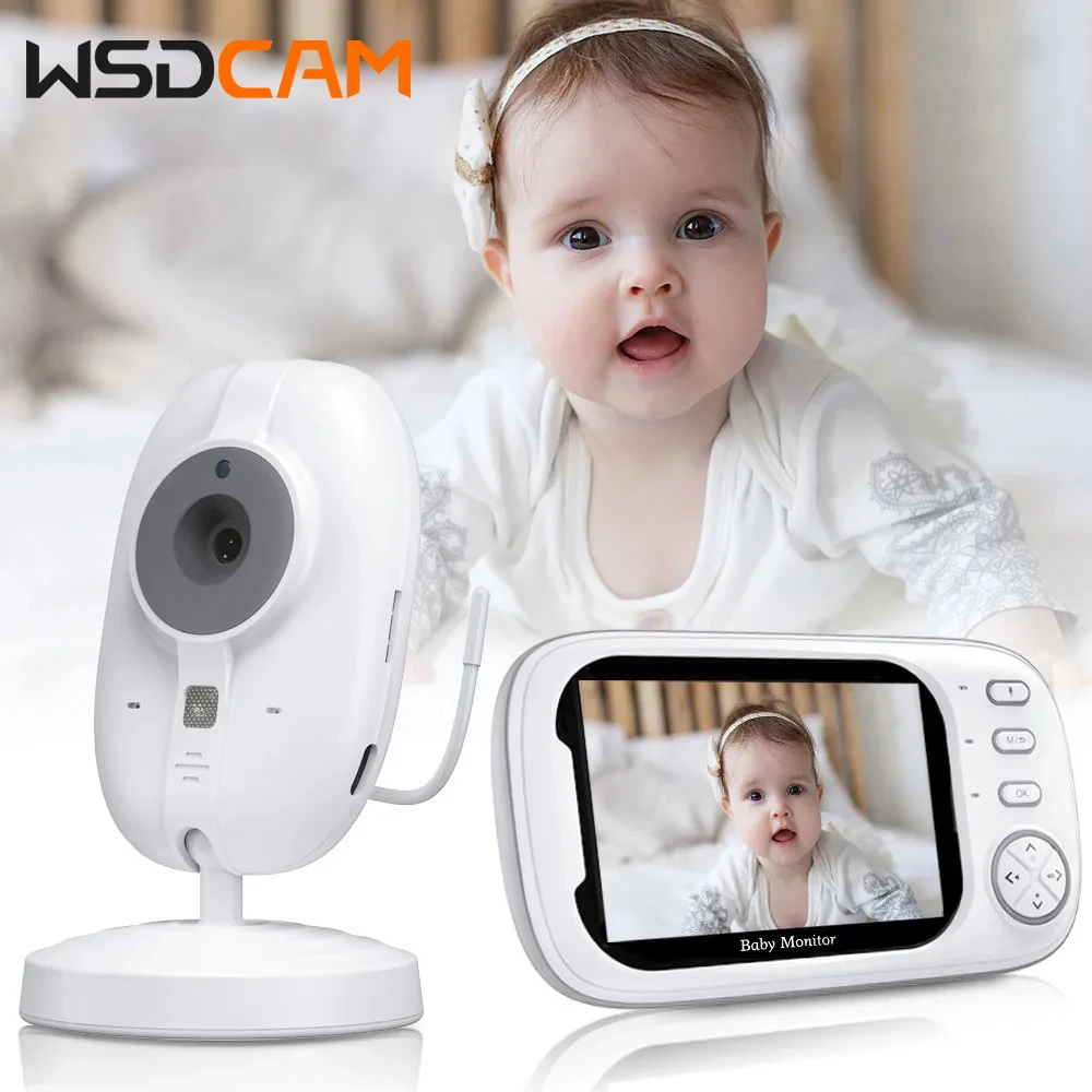 Wsdcam 8 Lullabies Baby Monitor Camera Temperature Monitoring Security Camera Infrared Night Vision Monitor with VOX Function
Wsdcam 8 Lullabies Baby Monitor Camera Temperature Monitoring Security Camera Infrared Night Vision Monitor with VOX Function