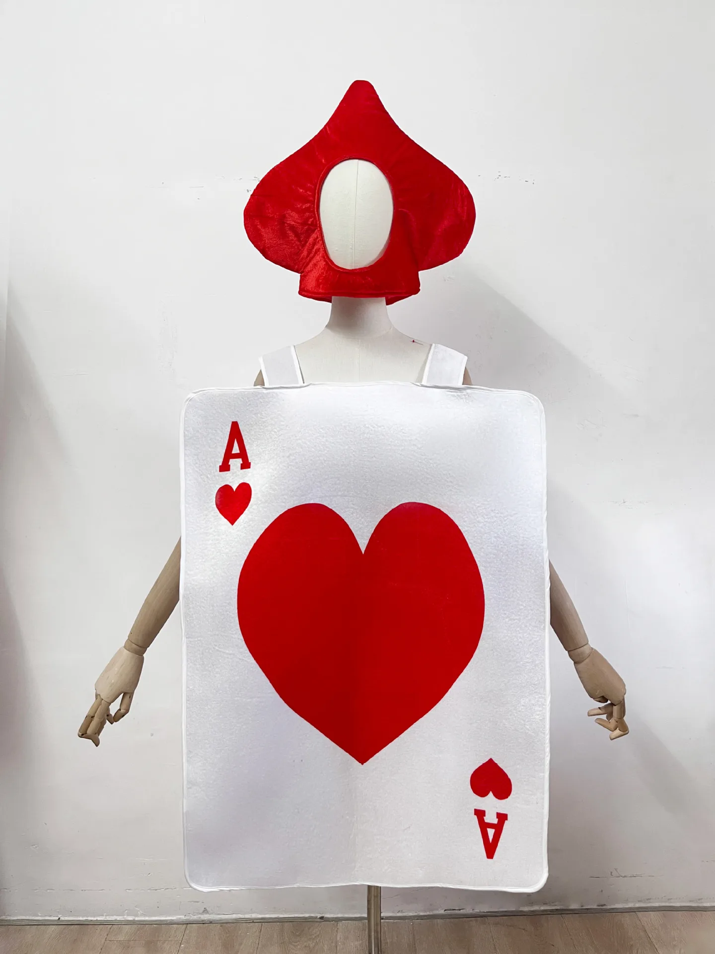 Funny Playing Cards Costume Cosplay Red Ace Outfit Women Men Halloween Costume Carnival Purim Party Dress Up Sponge Clothes
Funny Playing Cards Costume Cosplay Red Ace Outfit Women Men Halloween Costume Carnival Purim Party Dress Up Sponge Clothes