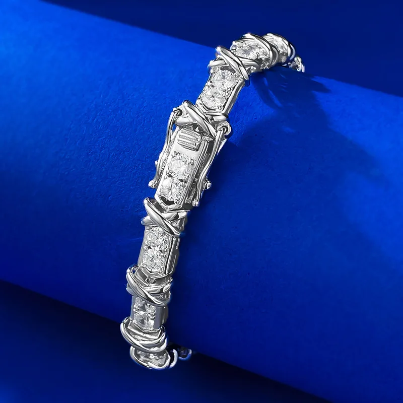 2024 New S925 Silver Plated Platinum XO Diamond Bracelet with European and American Retro Fashion
2024 New S925 Silver Plated Platinum XO Diamond Bracelet with European and American Retro Fashion