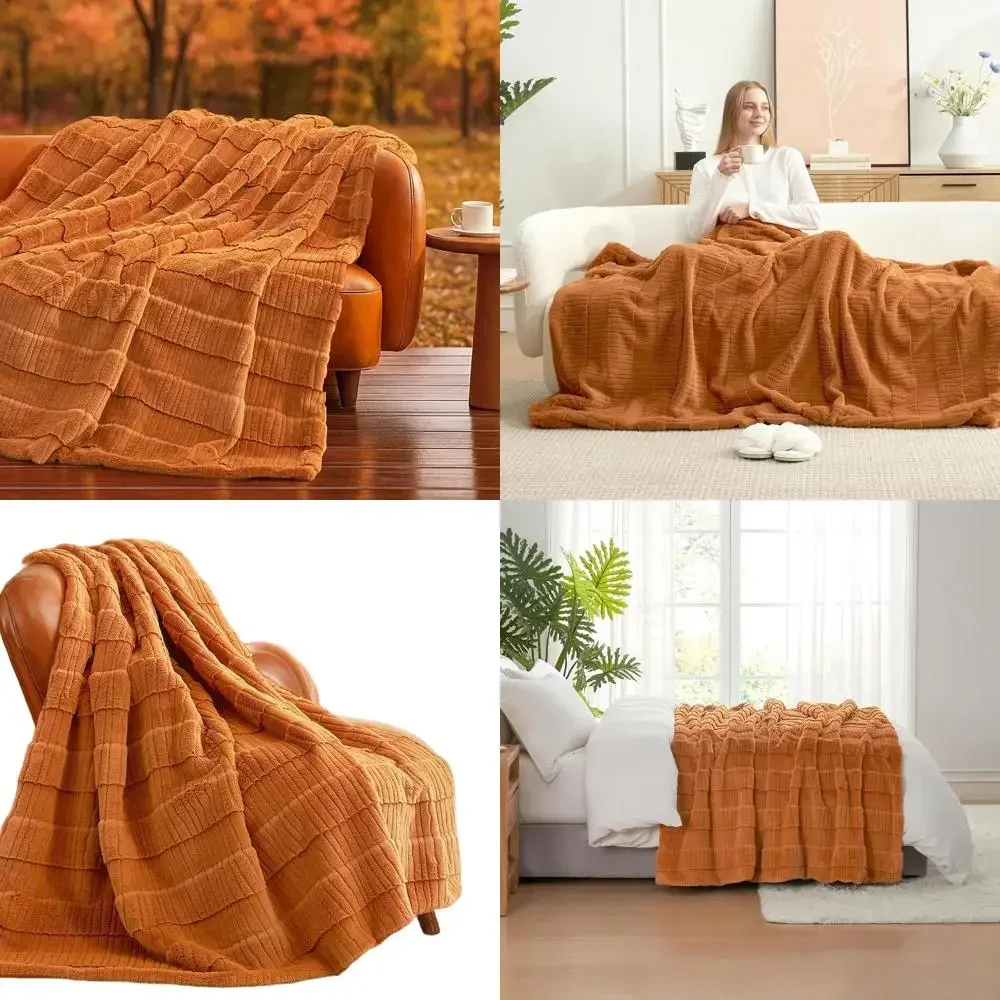 Элегантный коричневый полосатый плед из искусственного меха, плюшевый уютный плед для дивана или кресла, 55x70
Элегантный коричневый полосатый плед из искусственного меха, плюшевый уютный плед для дивана или кресла, 55x70