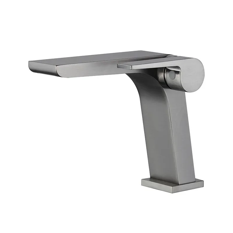 Gun grey piano surface basin faucet side opening creative bathroom cold and hot full copper washbasin cabinet waterfall faucet
Gun grey piano surface basin faucet side opening creative bathroom cold and hot full copper washbasin cabinet waterfall faucet