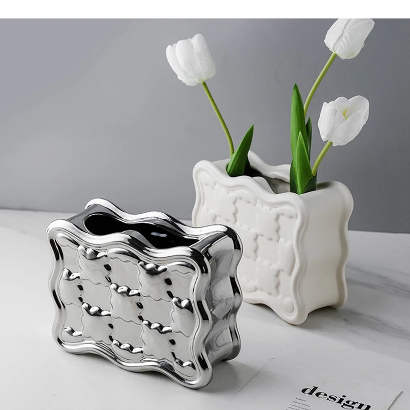 Modern Ceramic Flower Arrangement Vases Utensils Plant Pots Home Living Room Desktop Solid Color Decorations
Modern Ceramic Flower Arrangement Vases Utensils Plant Pots Home Living Room Desktop Solid Color Decorations