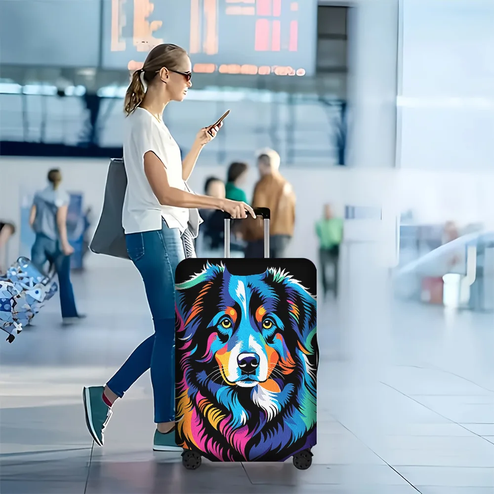 1PC Neon Dog Print Luggage Cover for Carrying Cases 18-32 Inch; Vibrant and resilient travel accessory that effectively prote
1PC Neon Dog Print Luggage Cover for Carrying Cases 18-32 Inch; Vibrant and resilient travel accessory that effectively prote