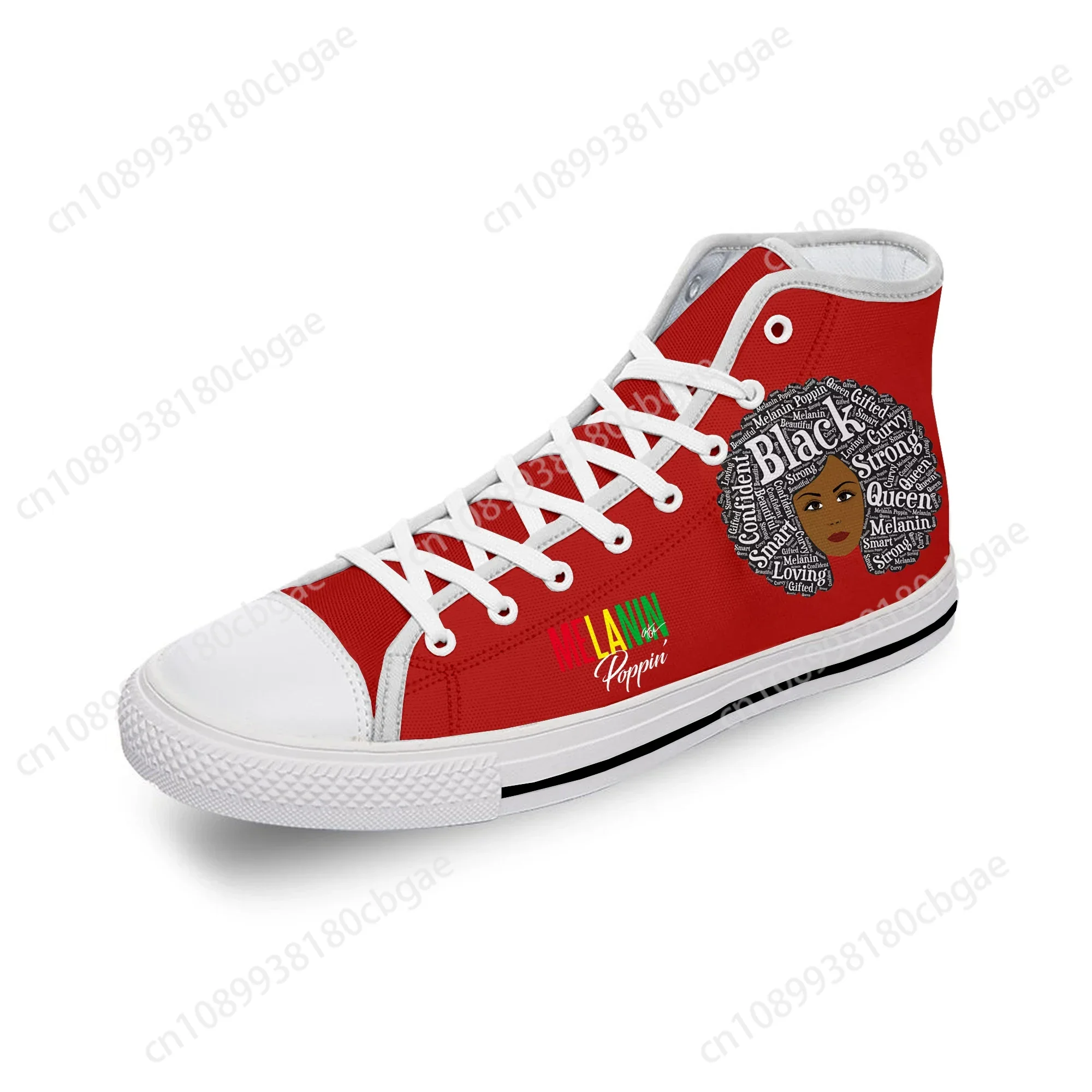 Black Girl Magic Melanin Poppin White Cloth Fashion 3D Print High Top Canvas Shoes Men Women Lightweight Breathable Sneakers
Black Girl Magic Melanin Poppin White Cloth Fashion 3D Print High Top Canvas Shoes Men Women Lightweight Breathable Sneakers