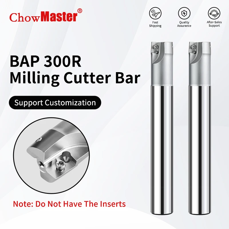 CHOWMASTER BAP300R Milling Cutter Bar APMT1135 Milling Blade Tool Holder Rough Machining Center Carbide
CHOWMASTER BAP300R Milling Cutter Bar APMT1135 Milling Blade Tool Holder Rough Machining Center Carbide
