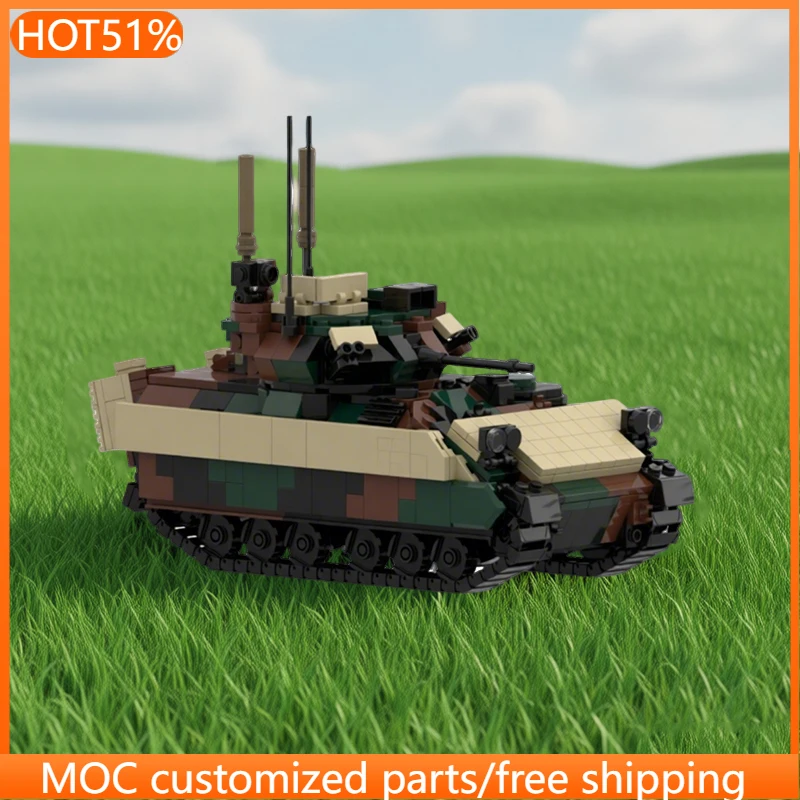 960 PCS Military Tank Model M2 Bradley Woodland w BUSK MOC Customize Modular Building Block Creative DIY Boys Festival Toy Gift
960 PCS Military Tank Model M2 Bradley Woodland w BUSK MOC Customize Modular Building Block Creative DIY Boys Festival Toy Gift