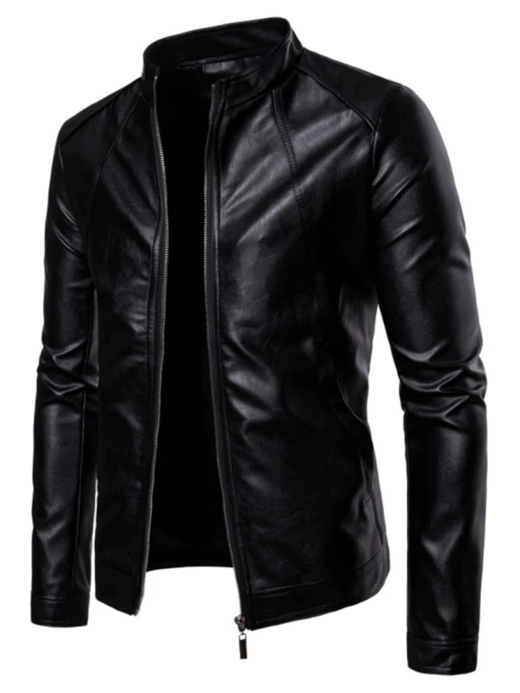 Модная байкерская кожаная куртка, мужская осенне-зимняя модная одежда Haome, облегающая мотоциклетная одежда, кожаное пальто
Модная байкерская кожаная куртка, мужская осенне-зимняя модная одежда Haome, облегающая мотоциклетная одежда, кожаное пальто