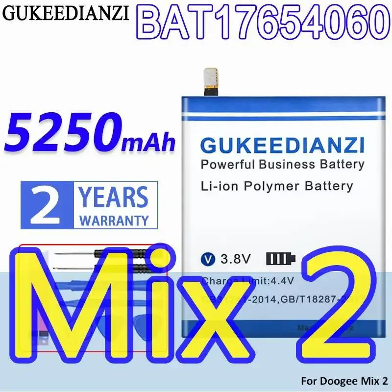 Для Doogee Mix 2 5250 мАч аккумулятор мобильного телефона экологически чистый Mix2 BAT17654060
Для Doogee Mix 2 5250 мАч аккумулятор мобильного телефона экологически чистый Mix2 BAT17654060