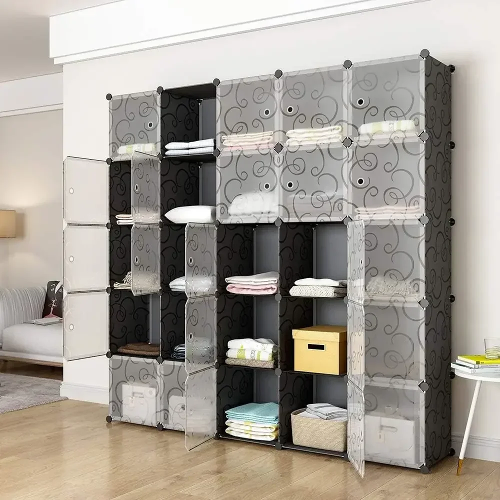 Hot salesMultipurpose 25 Cube Plastic Storage Cabinet Stackable Closet Organizer for Bedroom Clothes Toys Bags Shelving Suitable
Hot salesMultipurpose 25 Cube Plastic Storage Cabinet Stackable Closet Organizer for Bedroom Clothes Toys Bags Shelving Suitable