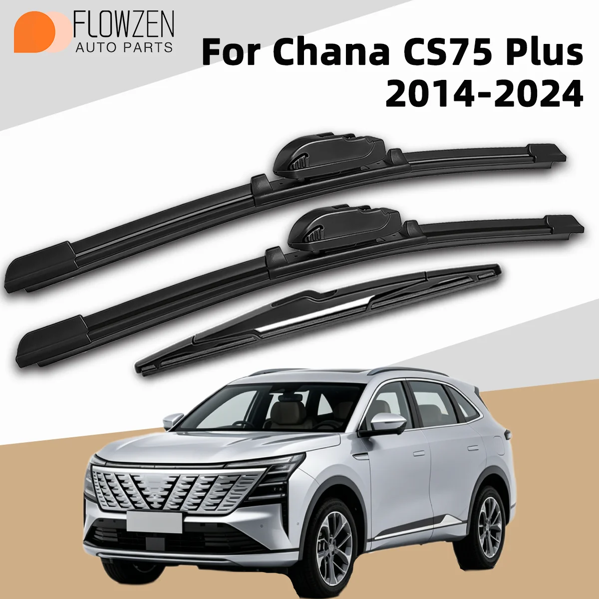 3PCS Front Rear Wiper Blades Fit For Chana CS75 Plus 2014-2024 Car Premium Quiet Streak-Free Long Lasting Auto Accessories 2023
3PCS Front Rear Wiper Blades Fit For Chana CS75 Plus 2014-2024 Car Premium Quiet Streak-Free Long Lasting Auto Accessories 2023