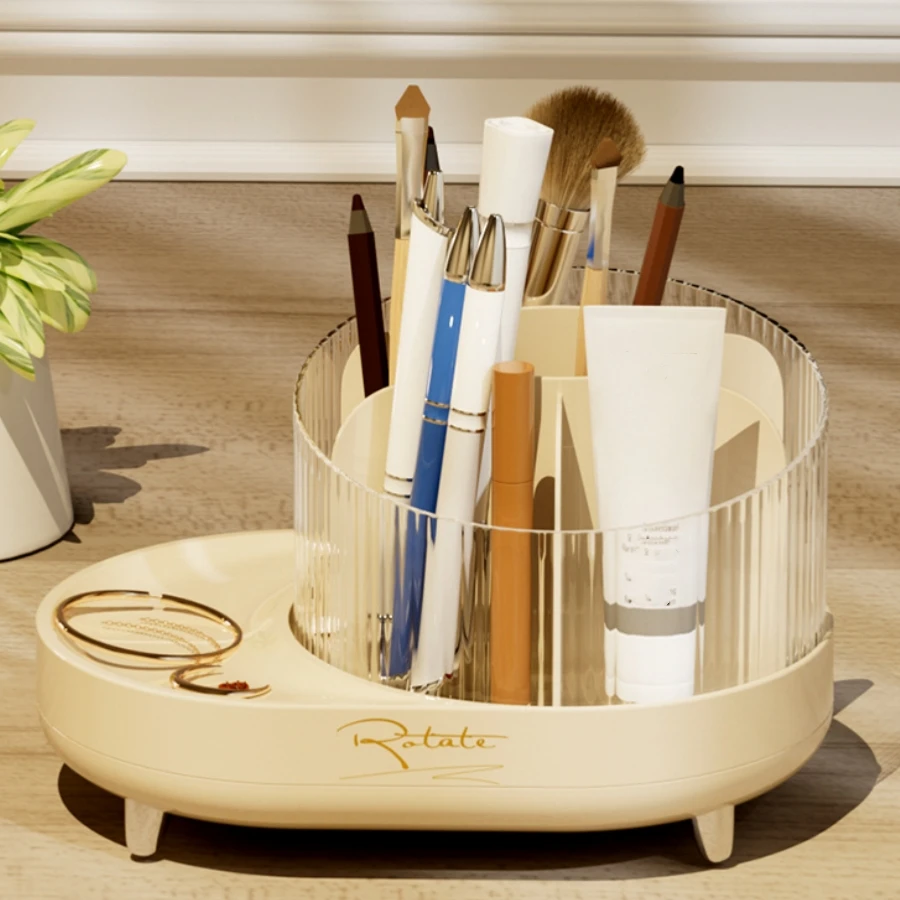 Rotating Storage Box for Desktop, Multifunctional Storage Bucket, Makeup Brush, Pen Holder, Large Capacity
Rotating Storage Box for Desktop, Multifunctional Storage Bucket, Makeup Brush, Pen Holder, Large Capacity