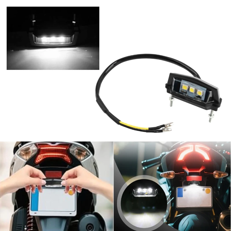 Универсальный фонарь номерного знака для мотоциклов, водонепроницаемый противоударный уплотнительный светодиодный фонарь 12 В для подсветки пластинок
Универсальный фонарь номерного знака для мотоциклов, водонепроницаемый противоударный уплотнительный светодиодный фонарь 12 В для подсветки пластинок