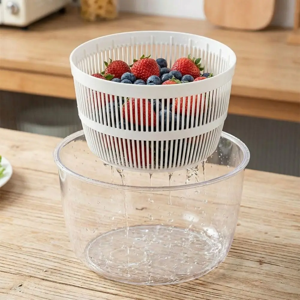 Large Capacity Manual Salad Spinner Plastic with Bowl Colander Vegetable Washer Dryer Quick Drying Lettuce Spinner
Large Capacity Manual Salad Spinner Plastic with Bowl Colander Vegetable Washer Dryer Quick Drying Lettuce Spinner