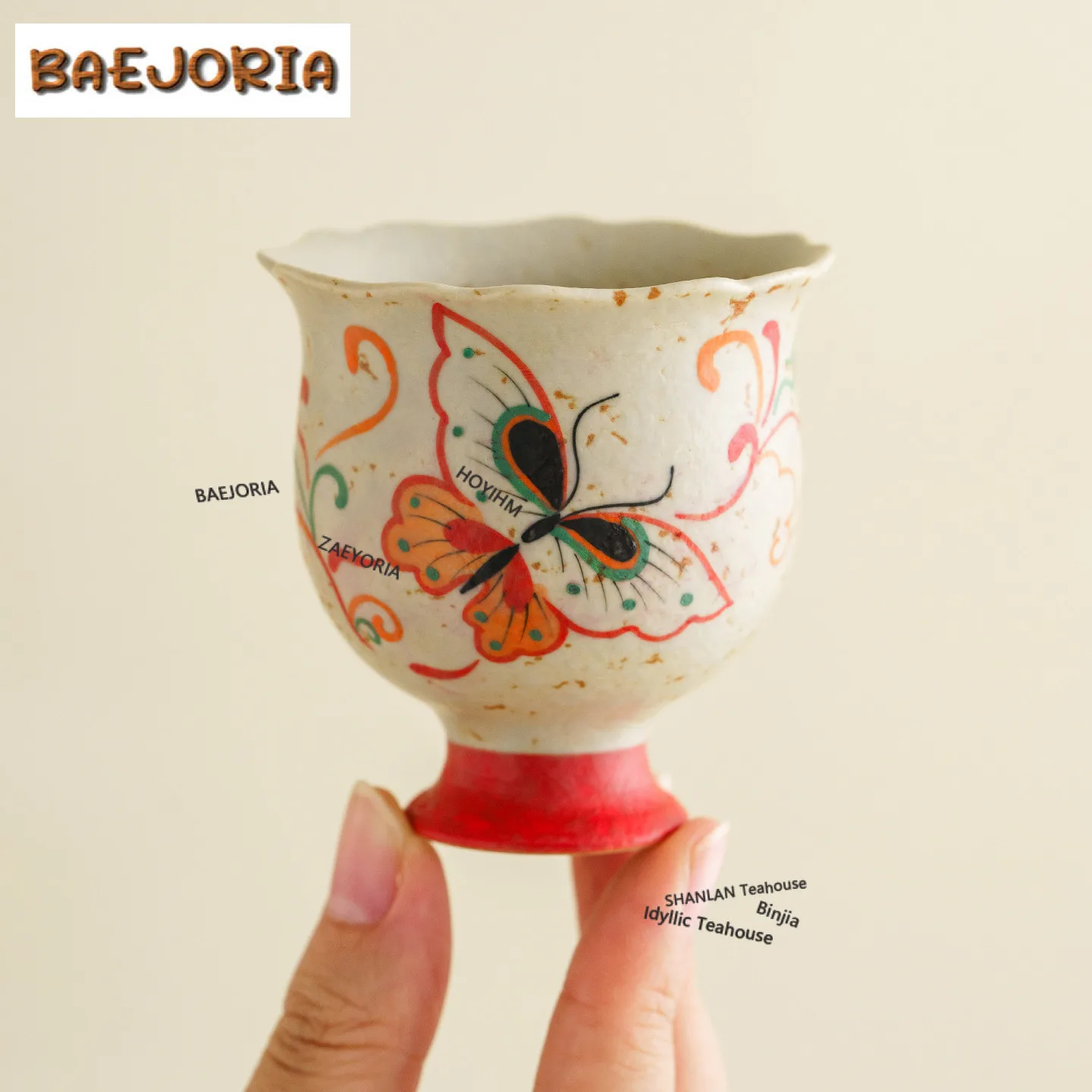 80ml Hand Painted Dunhuang Butterfly Teacup Luxury Tea Bowl Single Cups Tea-tasting Personal Cup Jianzhan Master Cups Teaset
80ml Hand Painted Dunhuang Butterfly Teacup Luxury Tea Bowl Single Cups Tea-tasting Personal Cup Jianzhan Master Cups Teaset