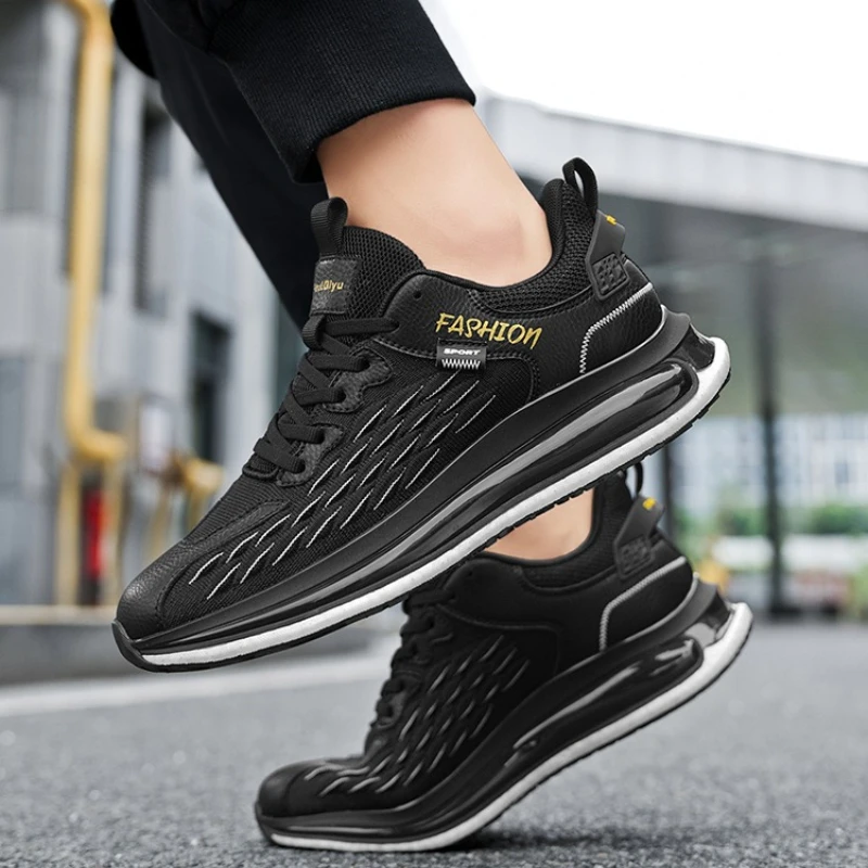 Мужская обувь, дышащая легкая спортивная обувь, черные прогулочные туфли с сетчатой подкладкой, модная мужская повседневная обувь, кроссовки для бега
Мужская обувь, дышащая легкая спортивная обувь, черные прогулочные туфли с сетчатой подкладкой, модная мужская повседневная обувь, кроссовки для бега