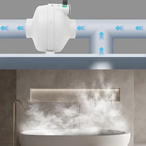 4in Waterproof Exhaust Fan 260CFM IP67 Ventilation Duct Fan 120V Indoor Outdoor
4in Waterproof Exhaust Fan 260CFM IP67 Ventilation Duct Fan 120V Indoor Outdoor