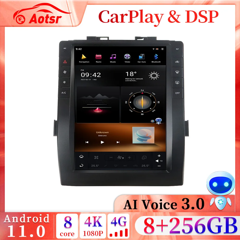 2din Android 11 CarPlay Qualcomm 665 Octa-Core автомобильное радио для Toyota Alphard 30 2015 + GPS-навигация мультимедийный плеер головное устройство
2din Android 11 CarPlay Qualcomm 665 Octa-Core автомобильное радио для Toyota Alphard 30 2015 + GPS-навигация мультимедийный плеер головное устройство