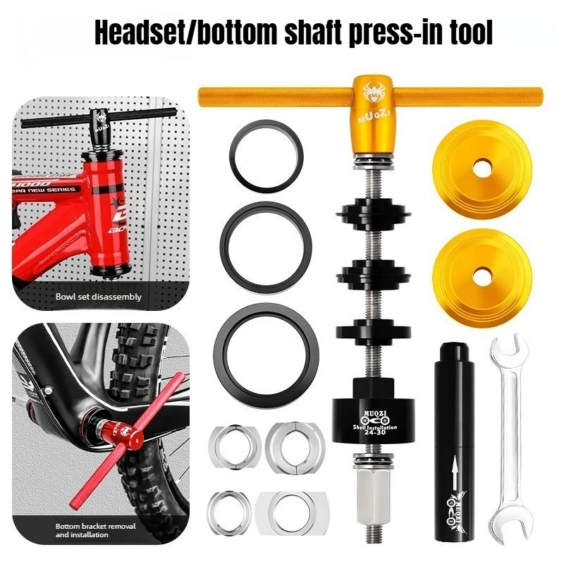 Bike Tool Kit Bottom Bracket Install and Removal Tool Bicycle Bottom Bracket Bearing Remover for BB86/BB30/BB91/BB92/PF30
Bike Tool Kit Bottom Bracket Install and Removal Tool Bicycle Bottom Bracket Bearing Remover for BB86/BB30/BB91/BB92/PF30