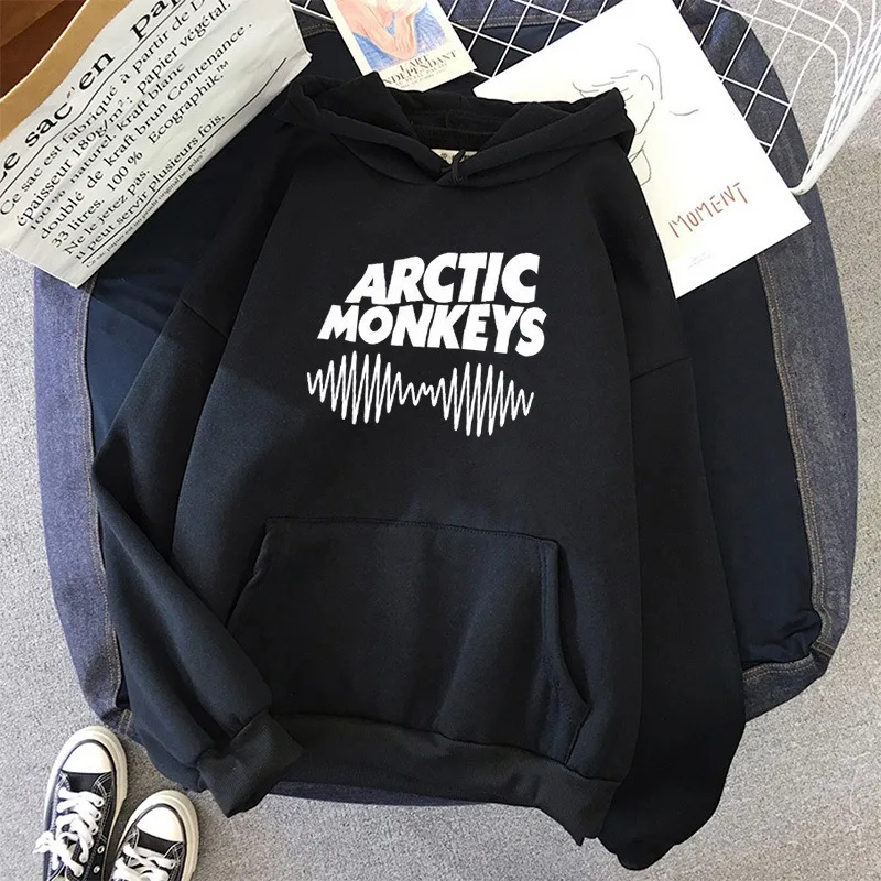 Толстовка с капюшоном New Rock Band Arctic Monkeys, стильный мужской и женский повседневный и универсальный пуловер, уличная толстовка с капюшоном
Толстовка с капюшоном New Rock Band Arctic Monkeys, стильный мужской и женский повседневный и универсальный пуловер, уличная толстовка с капюшоном