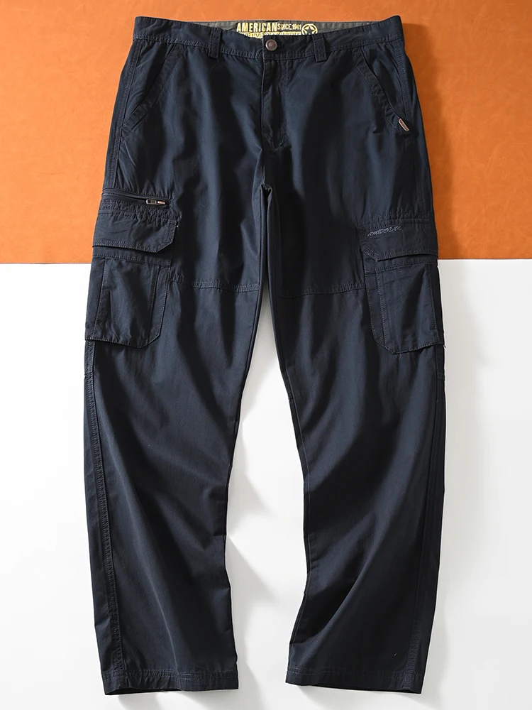 Retro American Cotton Men's Casual Pants Spring Summer Outdoor Workwear Trousers Multiple Pockets Straight Leg Youthful Style
Retro American Cotton Men's Casual Pants Spring Summer Outdoor Workwear Trousers Multiple Pockets Straight Leg Youthful Style