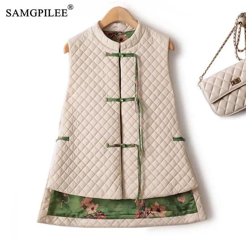 Winter Jacket Women 2022 New Warm Cotton Clip Slim Outside With Button Side Slit Stand Collar Women's Sleeveless Vest 4XL
Winter Jacket Women 2022 New Warm Cotton Clip Slim Outside With Button Side Slit Stand Collar Women's Sleeveless Vest 4XL