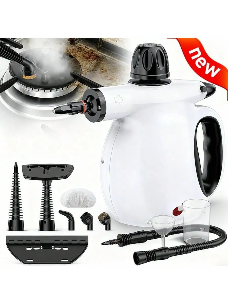 Handheld Steam Cleaner 13 In 1 Multifunctional Deep Cleaning For Kitchen Bathroom Car Window Upholstery
Handheld Steam Cleaner 13 In 1 Multifunctional Deep Cleaning For Kitchen Bathroom Car Window Upholstery