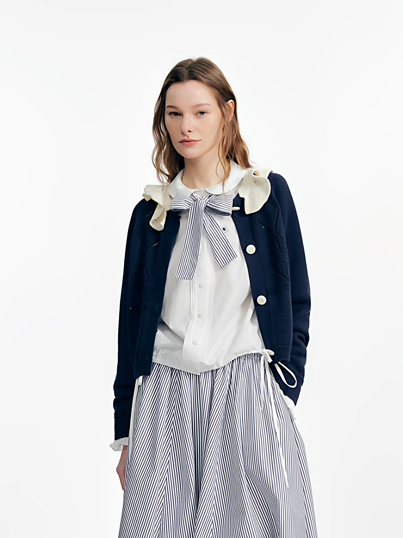 cho Detachable Color Blo Lace Collar Wool Knitted Long Sve Women's Cardigan Anti-Ball Sweater Regular Fit Button up
cho Detachable Color Blo Lace Collar Wool Knitted Long Sve Women's Cardigan Anti-Ball Sweater Regular Fit Button up