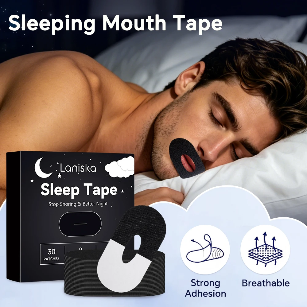 30Pcs Anti Snoring Sleep Mouth Tape Gentle Sleep Breath Strips Stop Snoring Patch for Home Travel Improved Sleeping Snoring
30Pcs Anti Snoring Sleep Mouth Tape Gentle Sleep Breath Strips Stop Snoring Patch for Home Travel Improved Sleeping Snoring