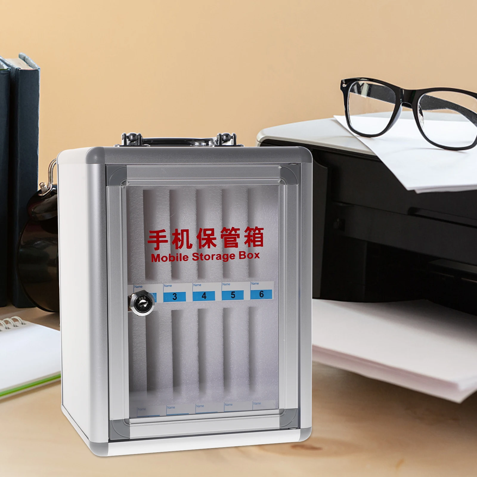 12 Slots Aluminum Alloy Mdf Waterproof Mobile Phone Storage Cabinet Locker Box Safety Lock Wall Mounted Organizer For Office
12 Slots Aluminum Alloy Mdf Waterproof Mobile Phone Storage Cabinet Locker Box Safety Lock Wall Mounted Organizer For Office