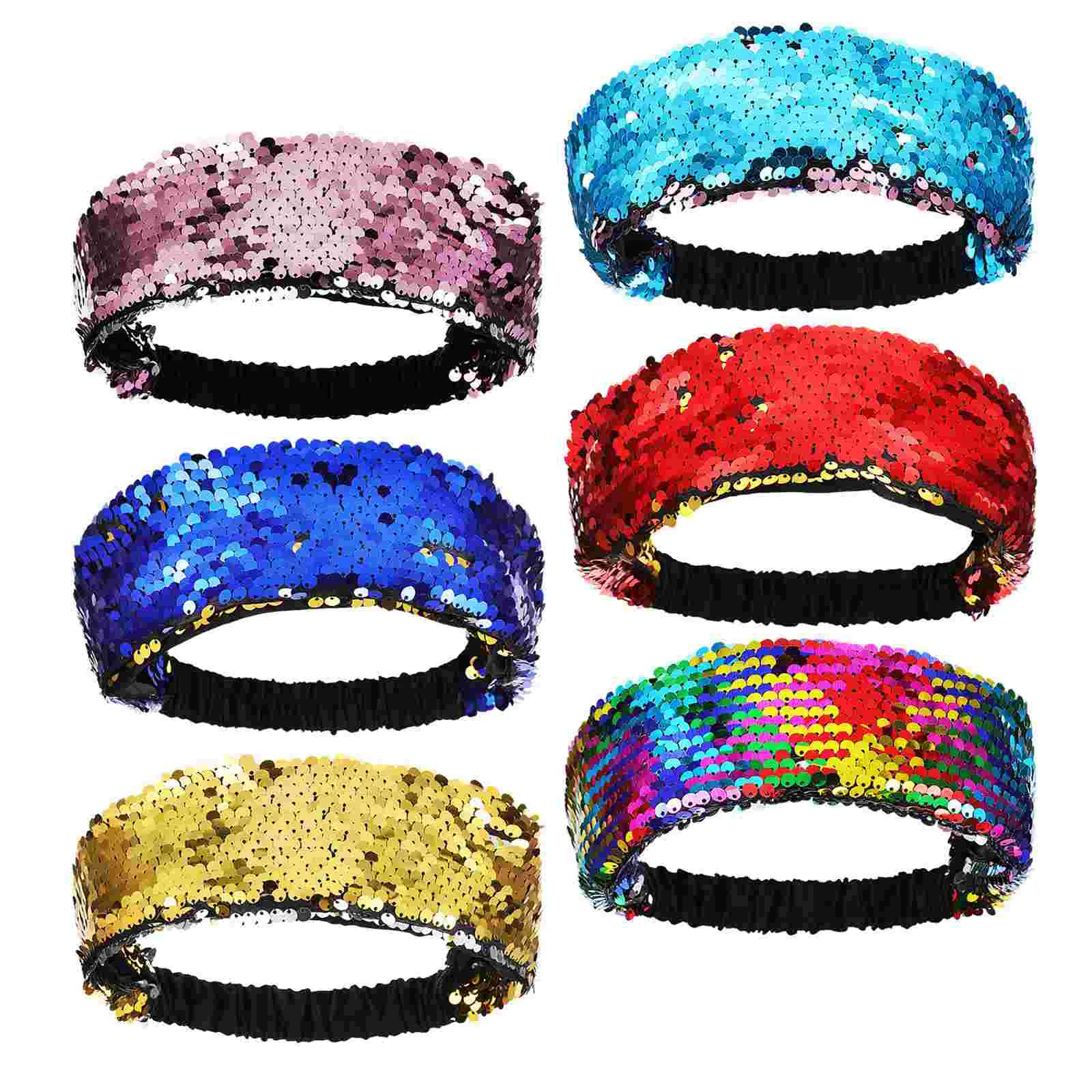 6 Pcs Sequined Hair Band Women Headbands Ribbons Girls Glitter Cloth Elastic Sparkly Disco Women's
6 Pcs Sequined Hair Band Women Headbands Ribbons Girls Glitter Cloth Elastic Sparkly Disco Women's