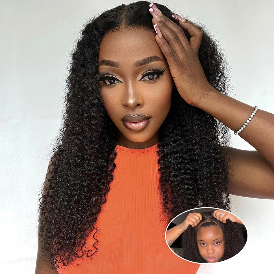 DreamDiana Brazilian Hair 13x4 Curly Lace Front Wig Human Hair 180 Density Kinky Curly Wig Transparent Curly Lace Wigs for Women
DreamDiana Brazilian Hair 13x4 Curly Lace Front Wig Human Hair 180 Density Kinky Curly Wig Transparent Curly Lace Wigs for Women