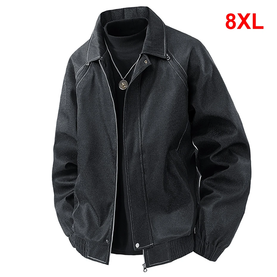 8XL куртка больших размеров, мужская модная повседневная куртка, пальто, мужская весенне-осенняя куртка-карго, большой размер 8XL
8XL куртка больших размеров, мужская модная повседневная куртка, пальто, мужская весенне-осенняя куртка-карго, большой размер 8XL