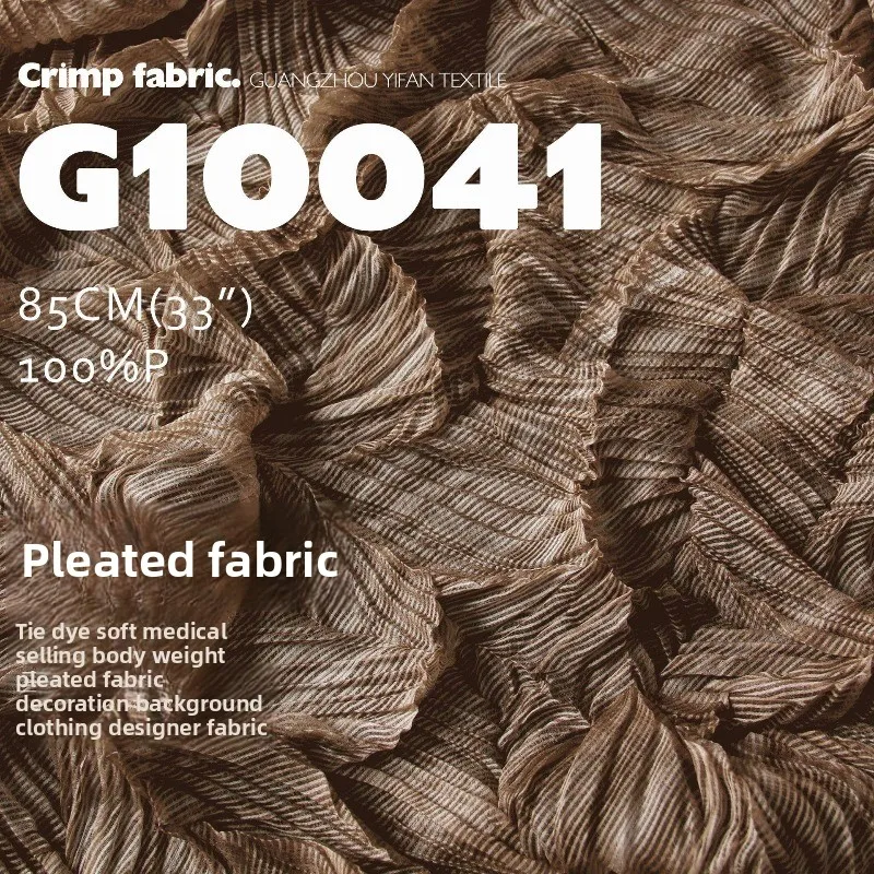 Soft Pleated Breathable Fashion Fabric for Decorative Background Clothing Diy By The Meter Sewing Material Cloth Wholesale
Soft Pleated Breathable Fashion Fabric for Decorative Background Clothing Diy By The Meter Sewing Material Cloth Wholesale