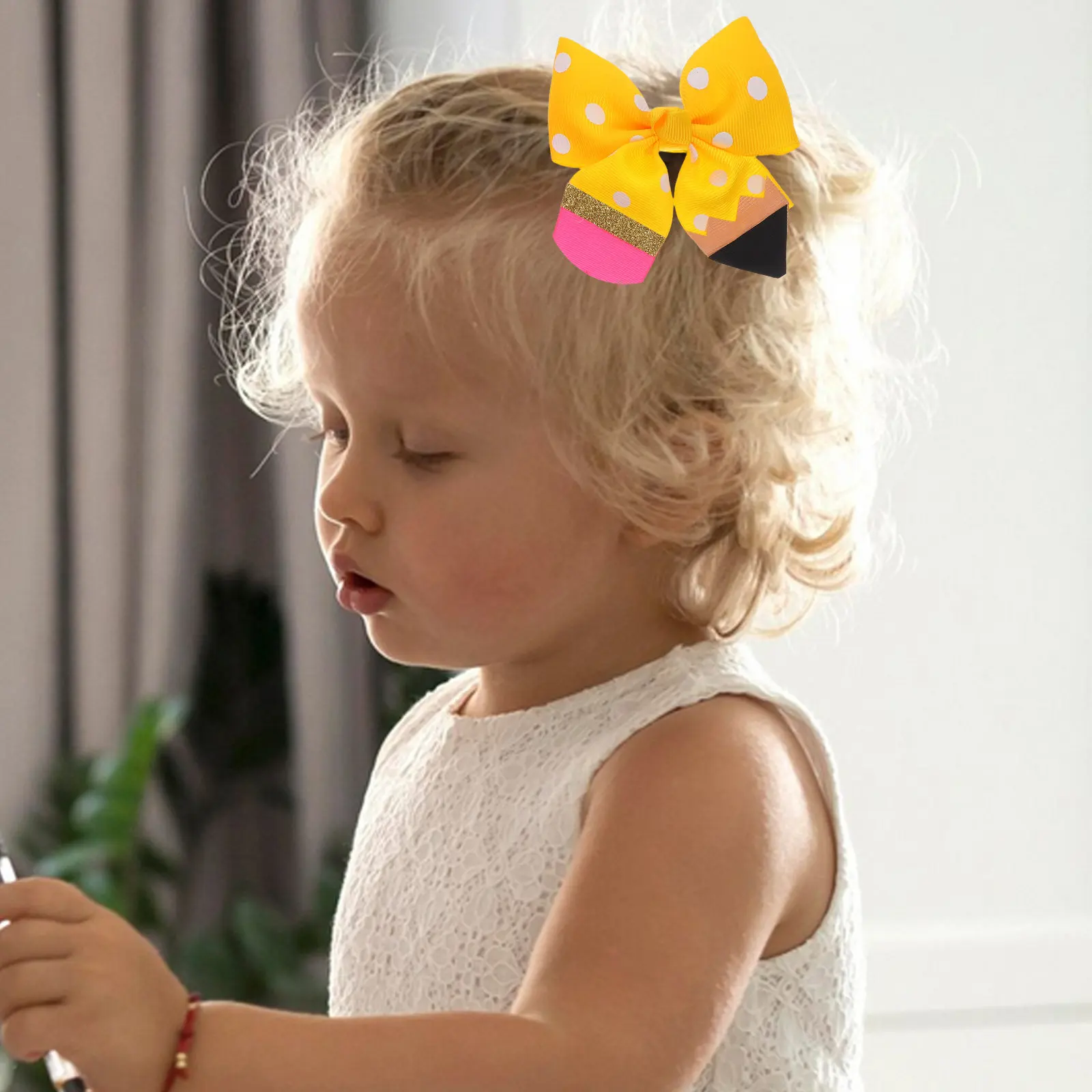 Children'S Hairpin Large Bowknot Ribbon Barrettes Baby Girls Fabric Bow Clips For Back To School Daily Wear - Toddler
Children'S Hairpin Large Bowknot Ribbon Barrettes Baby Girls Fabric Bow Clips For Back To School Daily Wear - Toddler